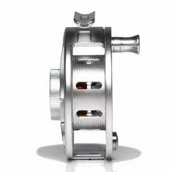 Hatch Iconic 4 Plus Fly Reel -Simms || Orvis || Patagonia Sales 2023 Iconic4PlusReelClearRedLargeArborSide