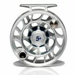 Hatch Iconic 5 Plus Fly Reel -Simms || Orvis || Patagonia Sales 2023 Iconic5PlusReelClearBlueLargeArborBack