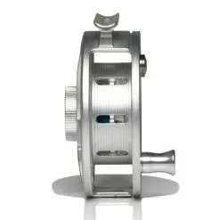 Hatch Iconic 5 Plus Fly Reel -Simms || Orvis || Patagonia Sales 2023 Iconic5PlusReelClearBlueLargeArborSide