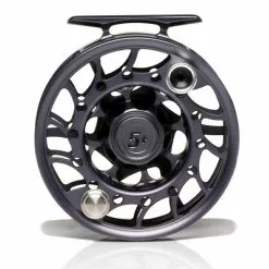 Hatch Iconic 5 Plus Fly Reel -Simms || Orvis || Patagonia Sales 2023 Iconic5PlusReelGreyBlackMidArborBack