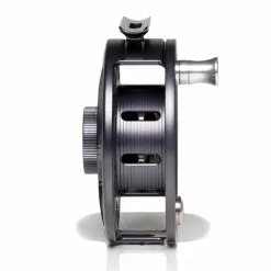 Hatch Iconic 5 Plus Fly Reel -Simms || Orvis || Patagonia Sales 2023 Iconic5PlusReelGreyBlackMidArborSide