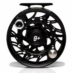 Hatch Iconic 9 Plus Fly Reel -Simms || Orvis || Patagonia Sales 2023 Iconic9PlusReelBlackSilverMidArborBack