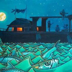 DeYoung Tarpon Cuban Spongers Canvas Print