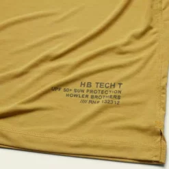 Howler Brothers Tech T Sale 13 Howler Brothers Tech T Sale -Simms || Orvis || Patagonia Sales 2023 S23 HB Tech T Gold Detail