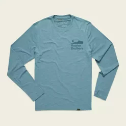 Howler Brothers Tech T Sale 10 Howler Brothers Tech T Sale -Simms || Orvis || Patagonia Sales 2023 S23 HB Tech T Smoked Blue Flat Front