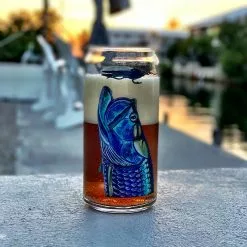 DeYoung Beer Can Pilsner Glass -Simms || Orvis || Patagonia Sales 2023 TarponBeerCanGlass2Web