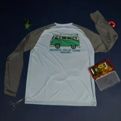 TCO Simms Tech Tee - VW Bus Logo -Simms || Orvis || Patagonia Sales 2023 TroutbeerShirt Back TCO 22 0000 DSC 0758 scaled