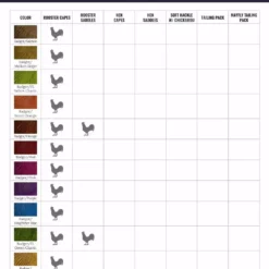 Whiting Coq De Leon Bronze Saddle -Simms || Orvis || Patagonia Sales 2023 WF ColorChart CoqDeLeon 2 c11d599b cd09 4961 91fb 08767803294d