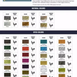 Whiting High & Dry Hackle Saddle -Simms || Orvis || Patagonia Sales 2023 WF ColorChart HighDryProduct 1 e5309143 d166 42a0 9ee4 5310104dad63