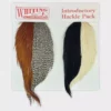 Whiting Introductory Hackle Pack - Four 1/2 Capes -Simms || Orvis || Patagonia Sales 2023 WF IntroductoryHacklePack15
