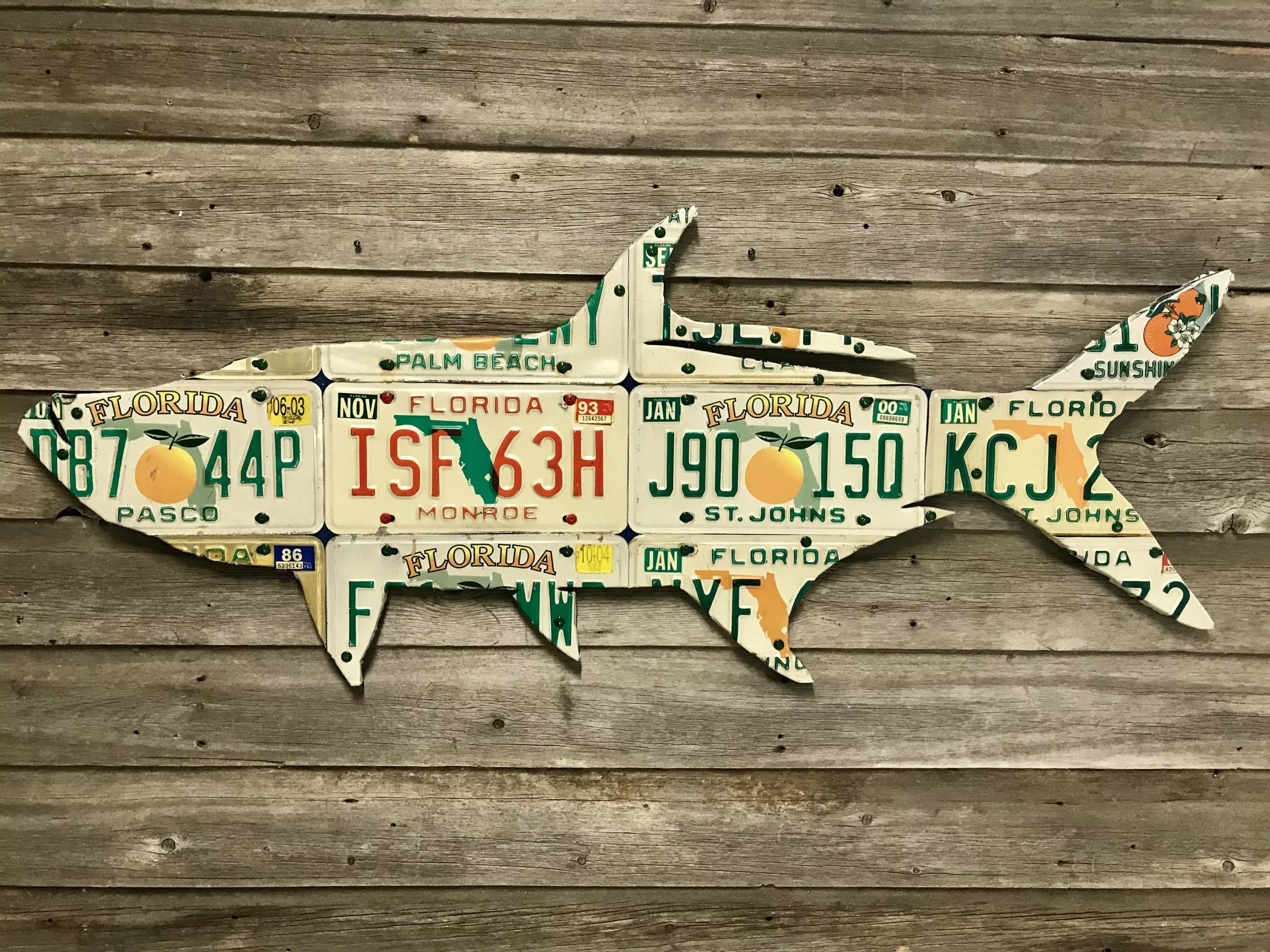 Cody Richardson Art - Florida Orange Tarpon License Plate Art 1 Cody Richardson Art - Florida Orange Tarpon License Plate Art