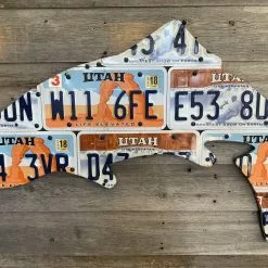 Cody Richardson Art - Utah Trout License Plate Art
