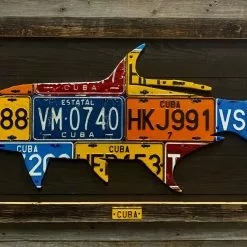 Cody Richardson Art - Cuba Tarpon License Plate Art