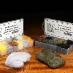 Hareline Fly Fish Food's Jr Bruiser Blend Dubbing Dispenser - Light