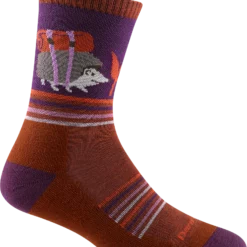 DARN TOUGH WOMENS CRITTER CLUB MICRO CREW LIGHTWEIGHT WITH CUSHION