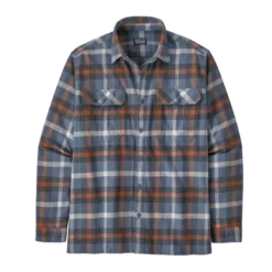Patagonia Mens Longsleeve Organic Cotton MW Fjord Flannel Shirt