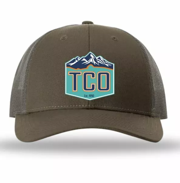 TCO Fly Shop Hat Low Pro Trucker - Crest Logo 1 TCO Fly Shop Hat Low Pro Trucker - Crest Logo