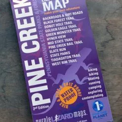 Purple Lizard Map - Pine Creek/Pennsylvania Grand Canyon